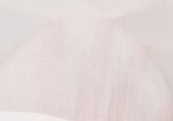 COMME des GARCONS Tiered Hem Cotton Tunic White Blouse Size S
