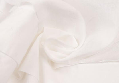 COMME des GARCONS Tiered Hem Cotton Tunic White Blouse Size S