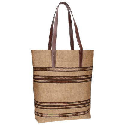 CELINE Museum Bag Logo Tote Beige/Brown Size ONE SIZE