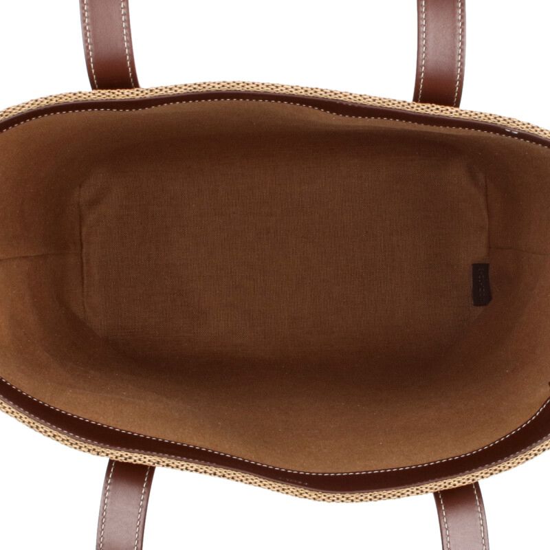 CELINE Museum Bag Logo Tote Beige/Brown Size ONE SIZE