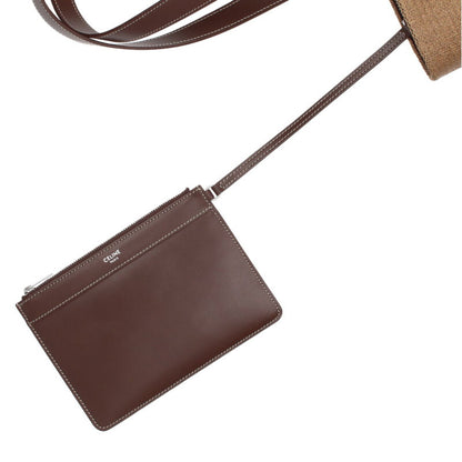 CELINE Museum Bag Logo Tote Beige/Brown Size ONE SIZE