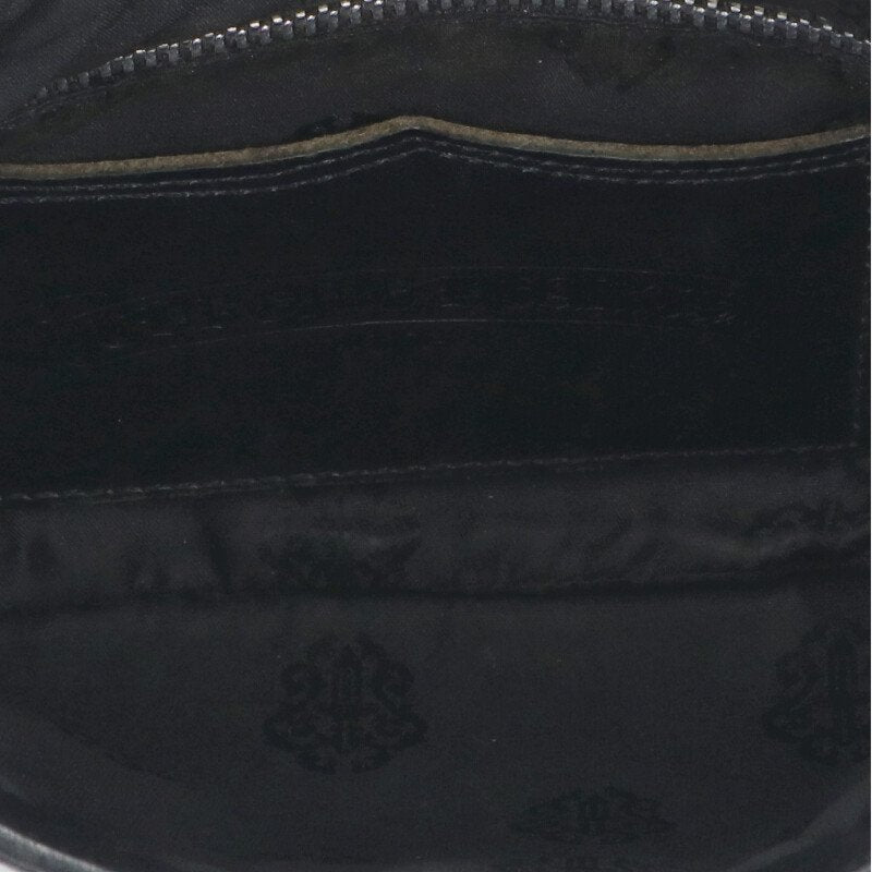 Chrome Hearts Black/Silver Cross Patch Leather Size ONE SIZE