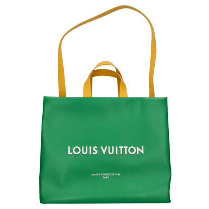LOUISVUITTON Green/Yellow Shopper Tote MM Size ONE SIZE