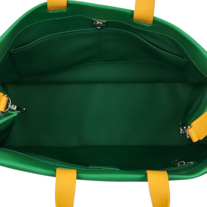 LOUISVUITTON Green/Yellow Shopper Tote MM Size ONE SIZE