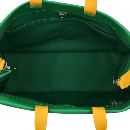 LOUISVUITTON Green/Yellow Shopper Tote MM Size ONE SIZE