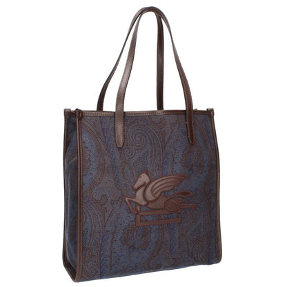 ETRO LOVE TROTTER Jacquard Leather Patch Tote Size ONE SIZE
