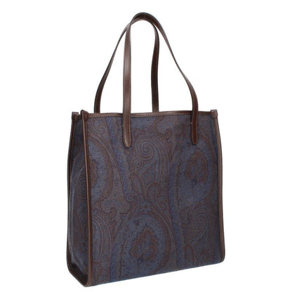 ETRO LOVE TROTTER Jacquard Leather Patch Tote Size ONE SIZE