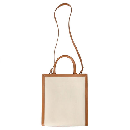 CELINE Vertical Cabas Small Canvas Logo Tote Size ONE SIZE