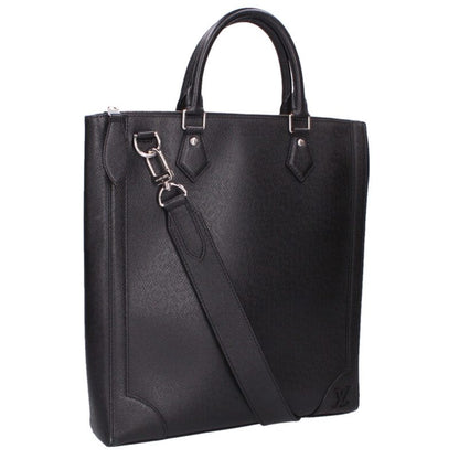 LOUISVUITTON Black/Silver Vertical Tote 2-Way Size ONE SIZE
