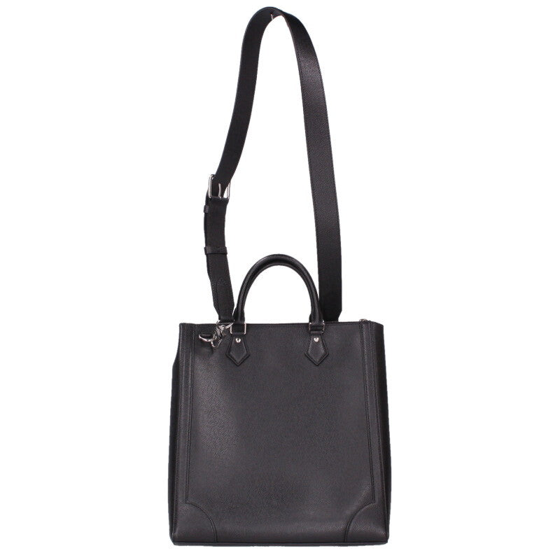 LOUISVUITTON Black/Silver Vertical Tote 2-Way Size ONE SIZE