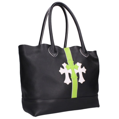 Chrome Hearts Cemetery Patch Leather Tote Bag