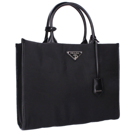 PRADA Re-Nylon Triangle Plate Tote w/ Size ONE SIZE