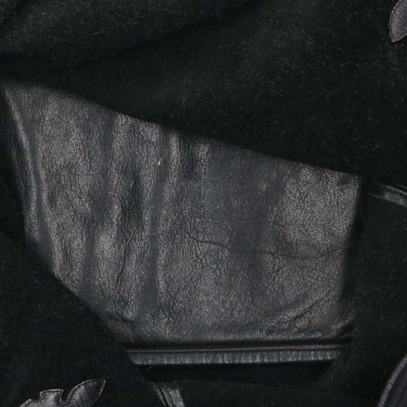 Chrome Hearts Lucille Leather Tote Bag Black Size ONE SIZE