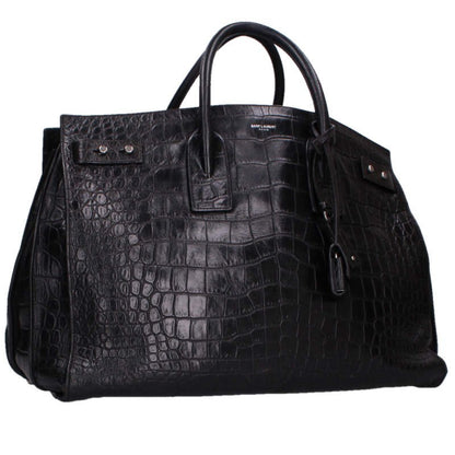 SAINT LAURENT PARIS Sac de Jour Croc-Embossed Size ONE SIZE