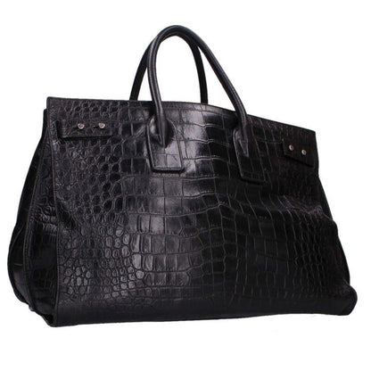 SAINT LAURENT PARIS Sac de Jour Croc-Embossed Size ONE SIZE