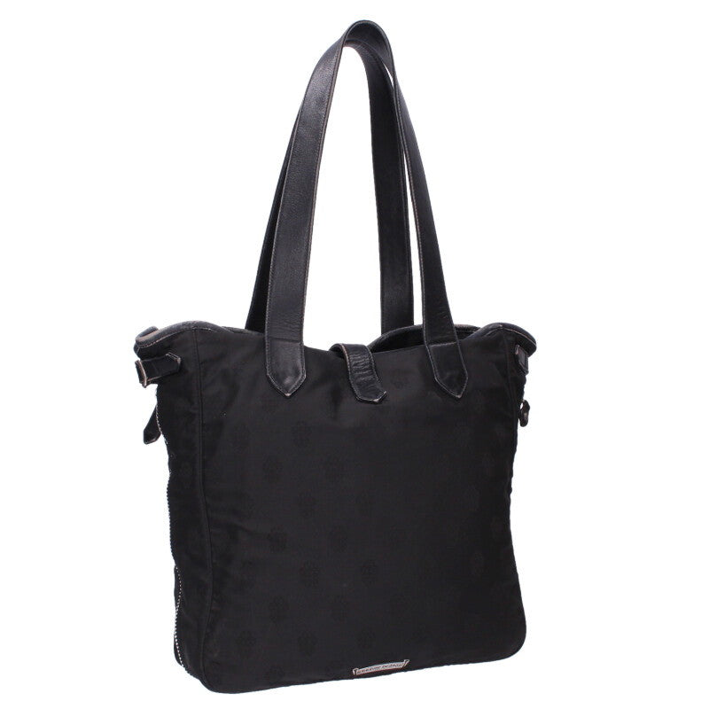 Chrome Hearts Leather Trim Nylon Tote Bag Size ONE SIZE