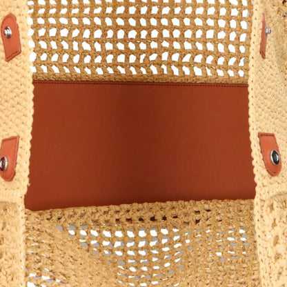 AMIRI Logo Scarf Straw Tote Bag Size ONE SIZE