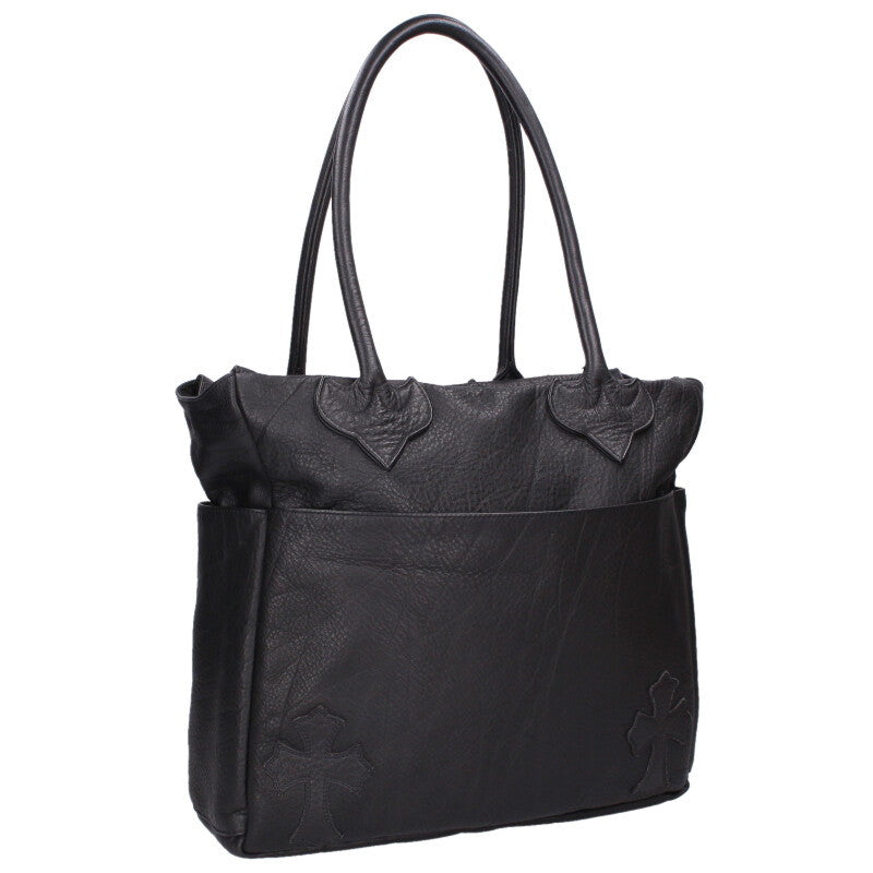 Chrome Hearts 4Pocket Cross Patch Leather Tote Size ONE SIZE