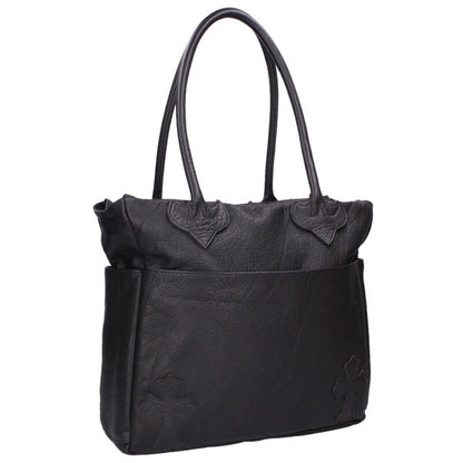 Chrome Hearts 4Pocket Cross Patch Leather Tote Size ONE SIZE
