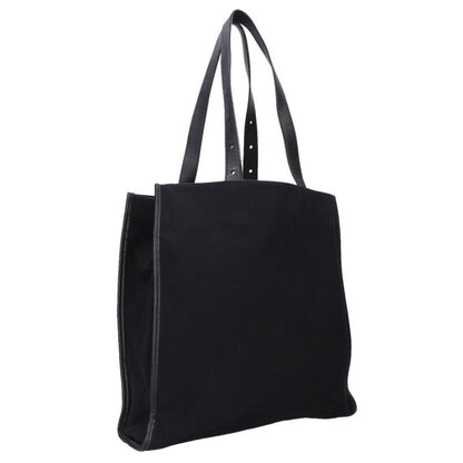 Fendi Logo Tote Bag Black x Brown