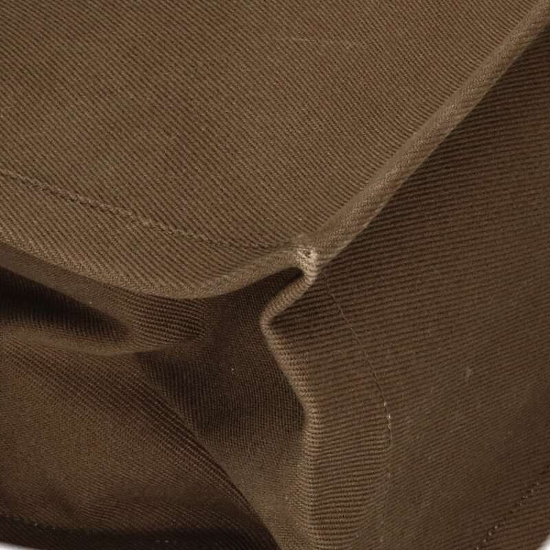 Saint Laurent Paris Logo Tote Bag Green x Black One Size