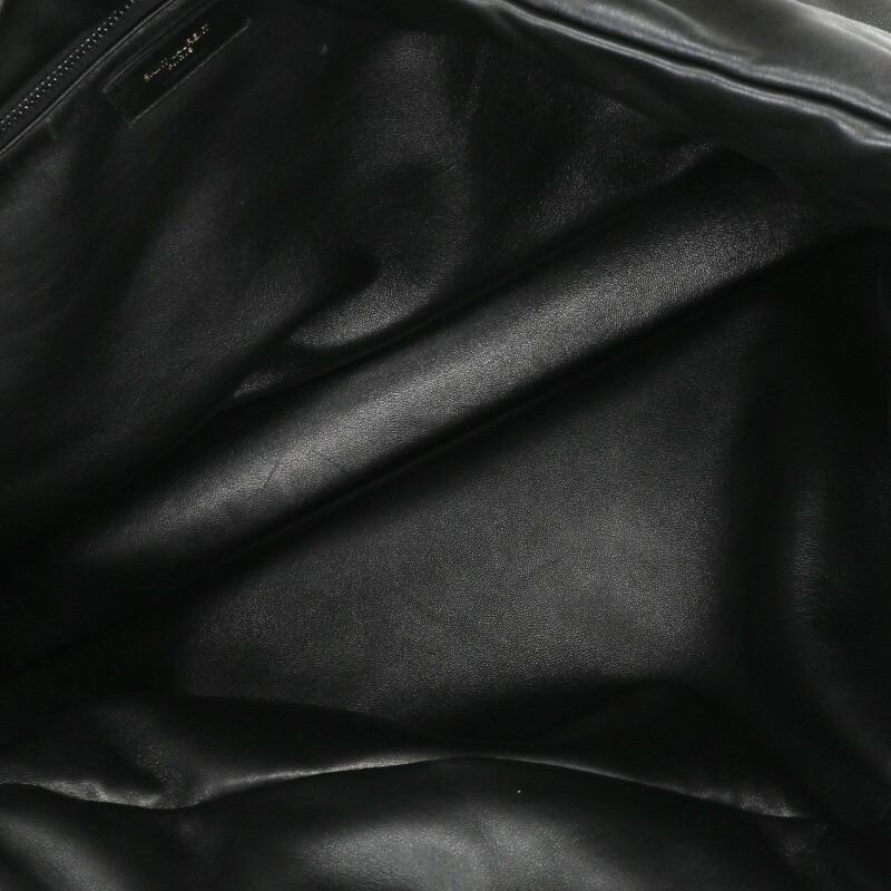 SAINT LAURENT PARIS Wide Puffer Nappa Leather Size ONE SIZE
