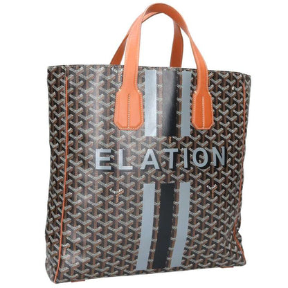 GOYARD Sac Voltaire Painted PVC Tote Bag Size ONE SIZE