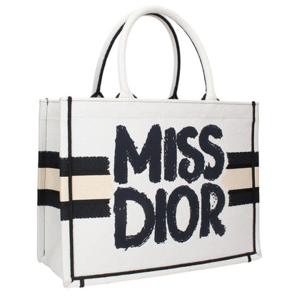 Christian Dior Book Tote Painted Logo Tote Size ONE SIZE