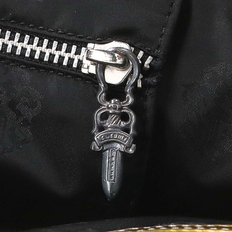 Chrome Hearts FS Tote Cross Patch Leather Tote Size ONE Gold