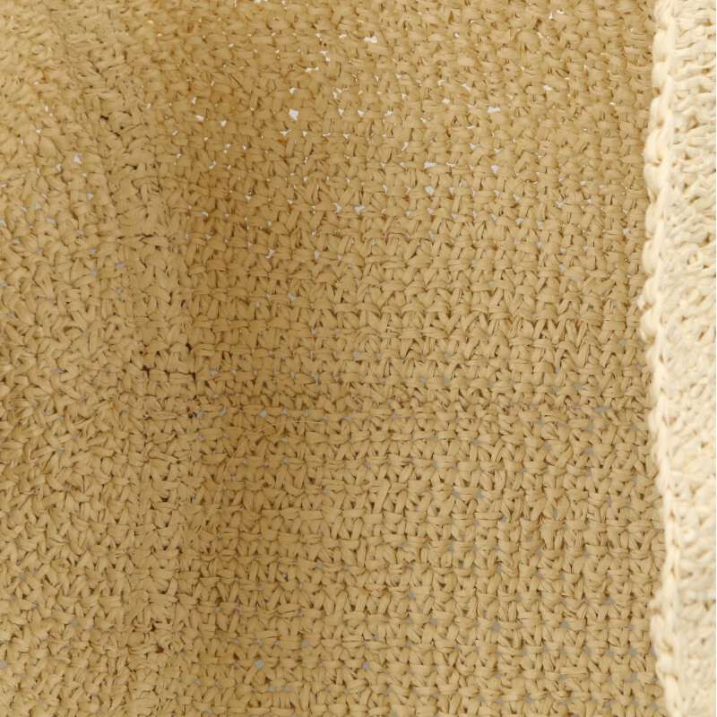 Marni Raffia Effect Tote Bag Beige Brown