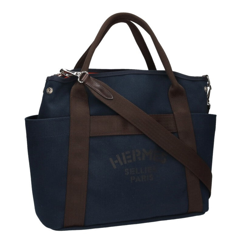 HERMES Sac de Pansage D-Stamp Toile Canvas Size ONE SIZE