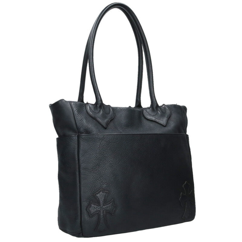 Chrome Hearts 4Pocket Cross Patch Leather Tote Size Multi