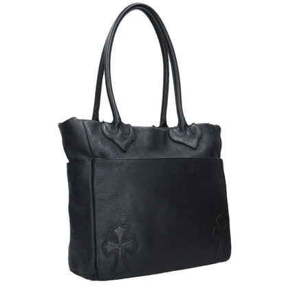 Chrome Hearts 4Pocket Cross Patch Leather Tote Size Multi