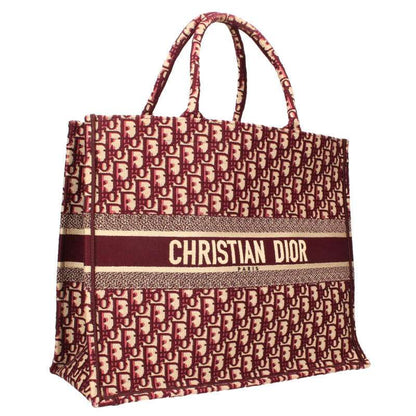 DIOR Book Tote Oblique Jacquard Tote Bag Size ONE SIZE
