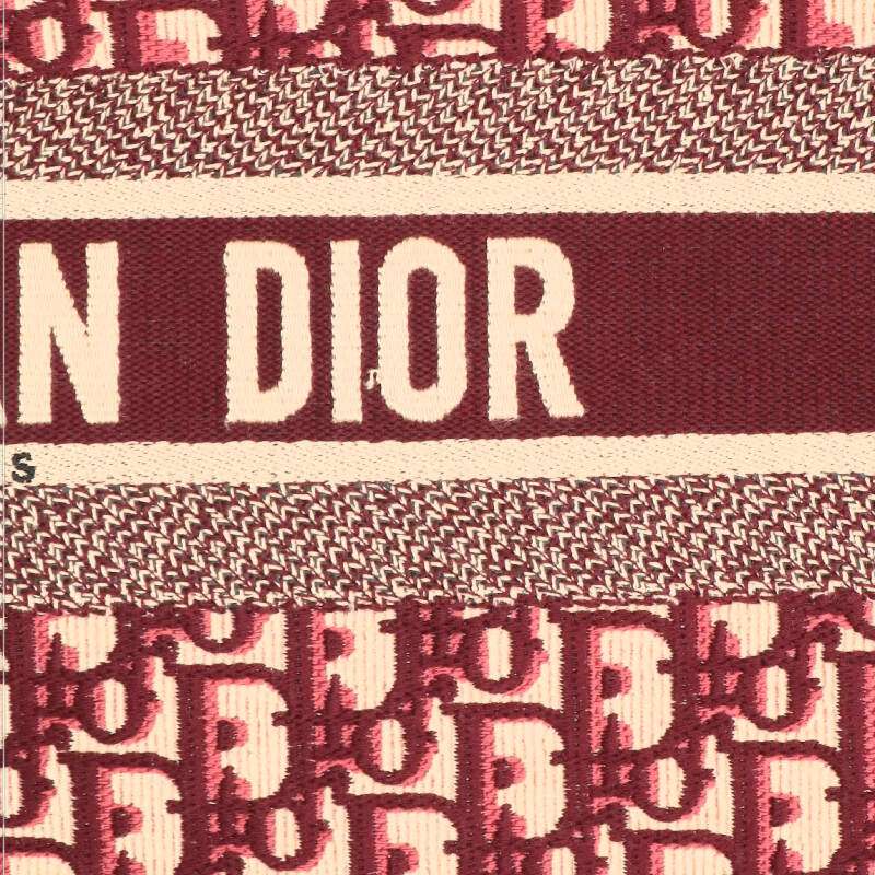 DIOR Book Tote Oblique Jacquard Tote Bag Size ONE SIZE