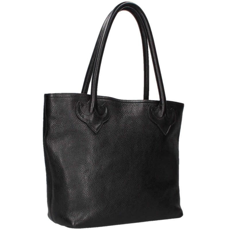 Chrome Hearts FS TOTE Cross Patch Leather Tote Size Black