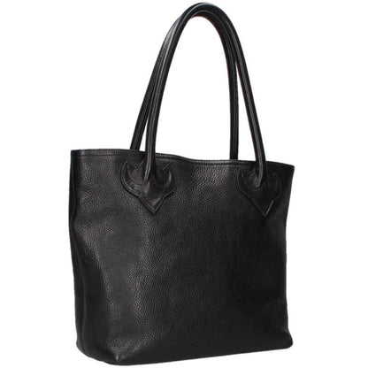 Chrome Hearts FS TOTE Cross Patch Leather Tote Size Black