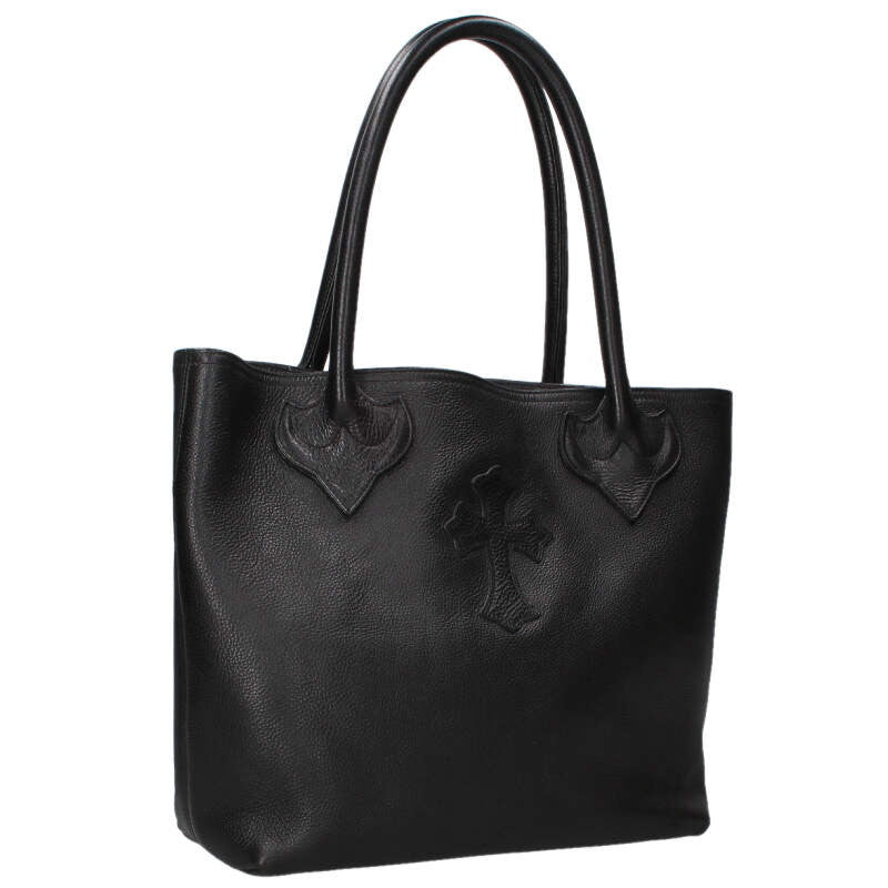 Chrome Hearts FS TOTE Leather Tote Bag Black Size ONE SIZE