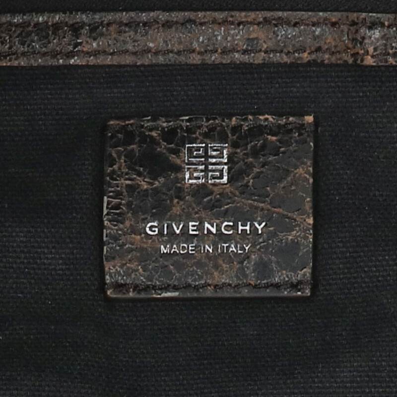 GIVENCHY Distressed Leather Voyou Large Tote Size ONE SIZE