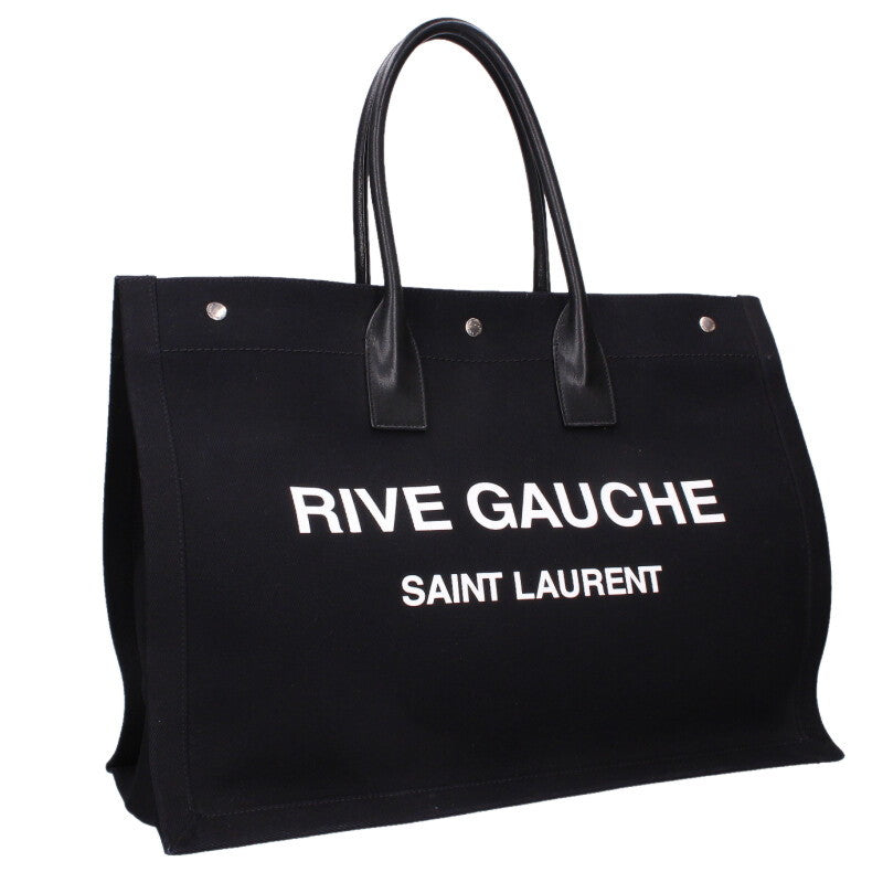 YVES SAINT LAURENT Rive Gauche Canvas Tote Bag Size ONE SIZE