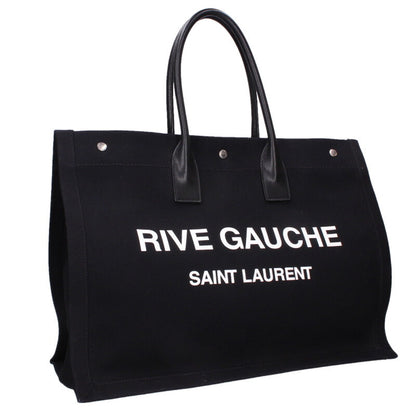 YVES SAINT LAURENT Rive Gauche Canvas Tote Bag Size ONE SIZE