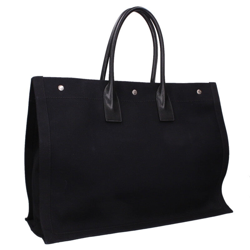 YVES SAINT LAURENT Rive Gauche Canvas Tote Bag Size ONE SIZE