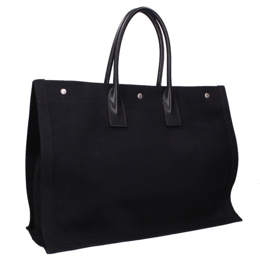 YVES SAINT LAURENT Rive Gauche Canvas Tote Bag Size ONE SIZE