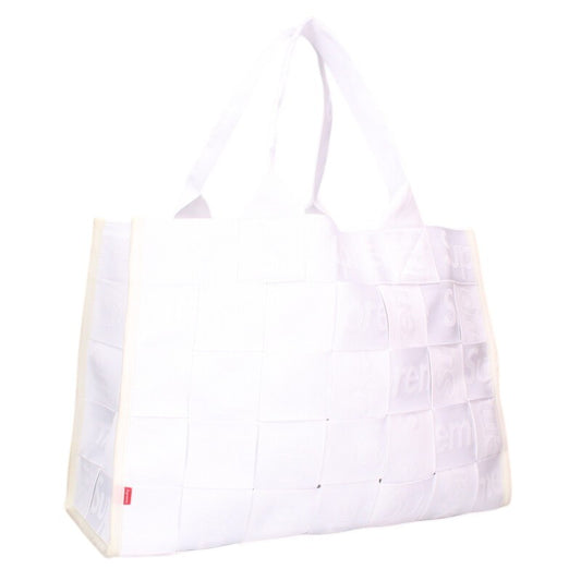 SUPREME 23SS Woven Large Tote Polyester White Size ONE SIZE
