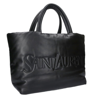 SAINT LAURENT PARIS Wide Puffer Nappa Leather Size ONE SIZE