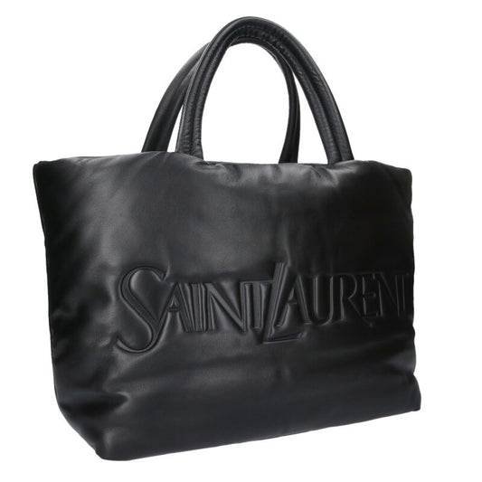 SAINT LAURENT PARIS Wide Puffer Nappa Leather Size ONE SIZE