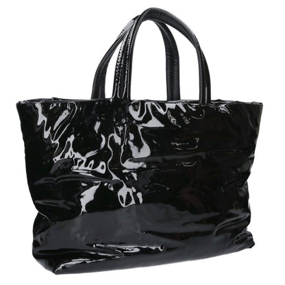 SAINT LAURENT PARIS Logo Patent Maxi Tote Bag Size ONE SIZE