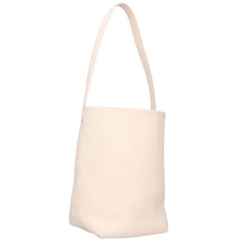 THEROW Park Tote Medium Leather Bag White Size ONE SIZE