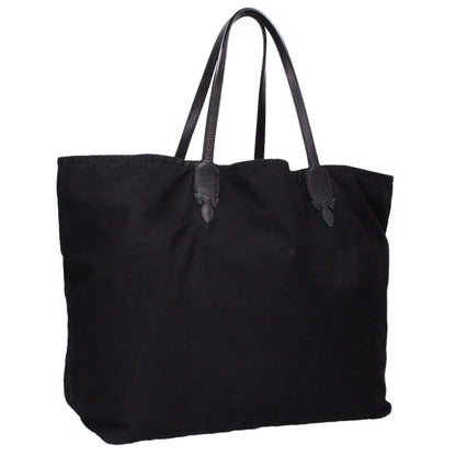Chrome Hearts LUCILLE Leather Trim Canvas Tote Size ONE SIZE