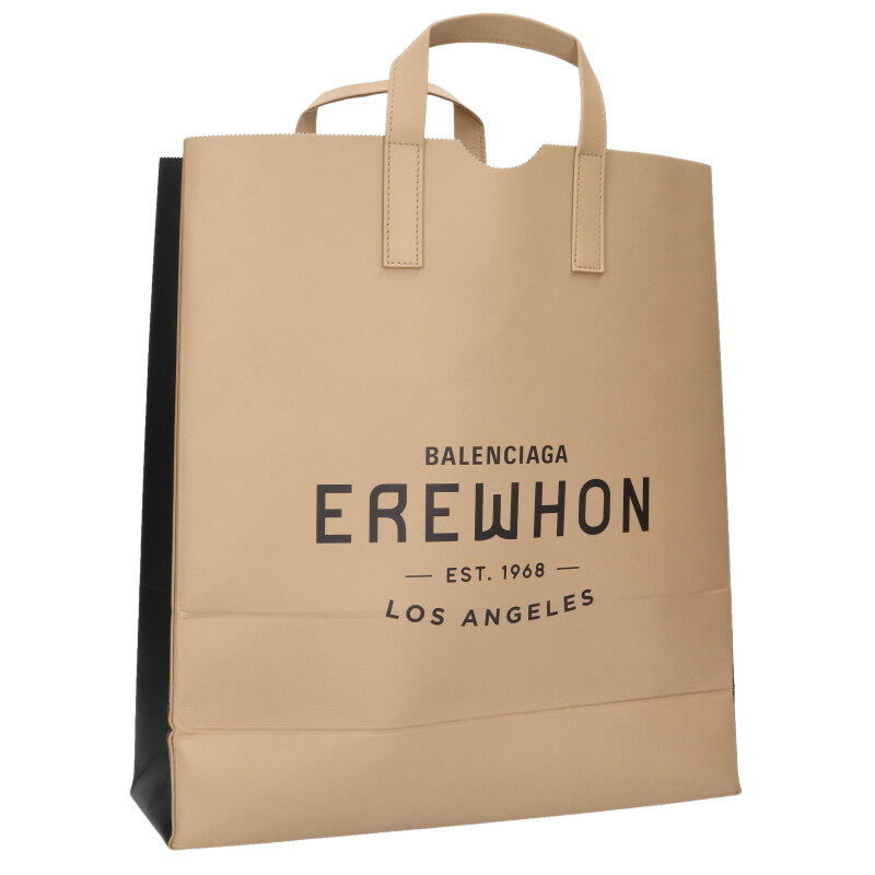 BALENCIAGA Erewhon LA Shopper Tote Bag Beige Size ONE SIZE